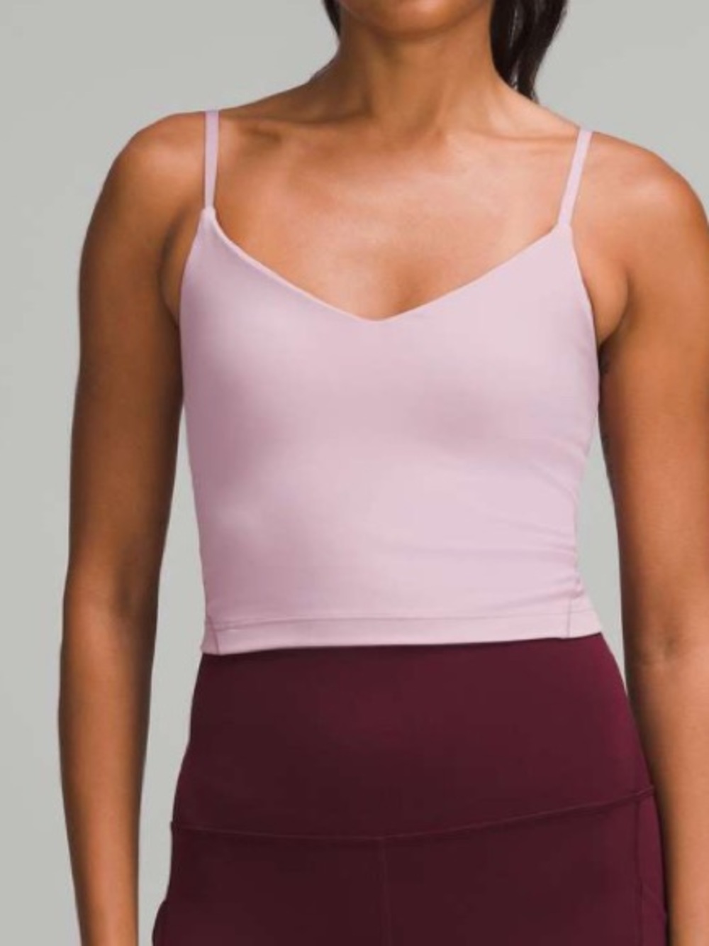 lululemon athletica Align Cropped Cami Tank Top - Rose Blush